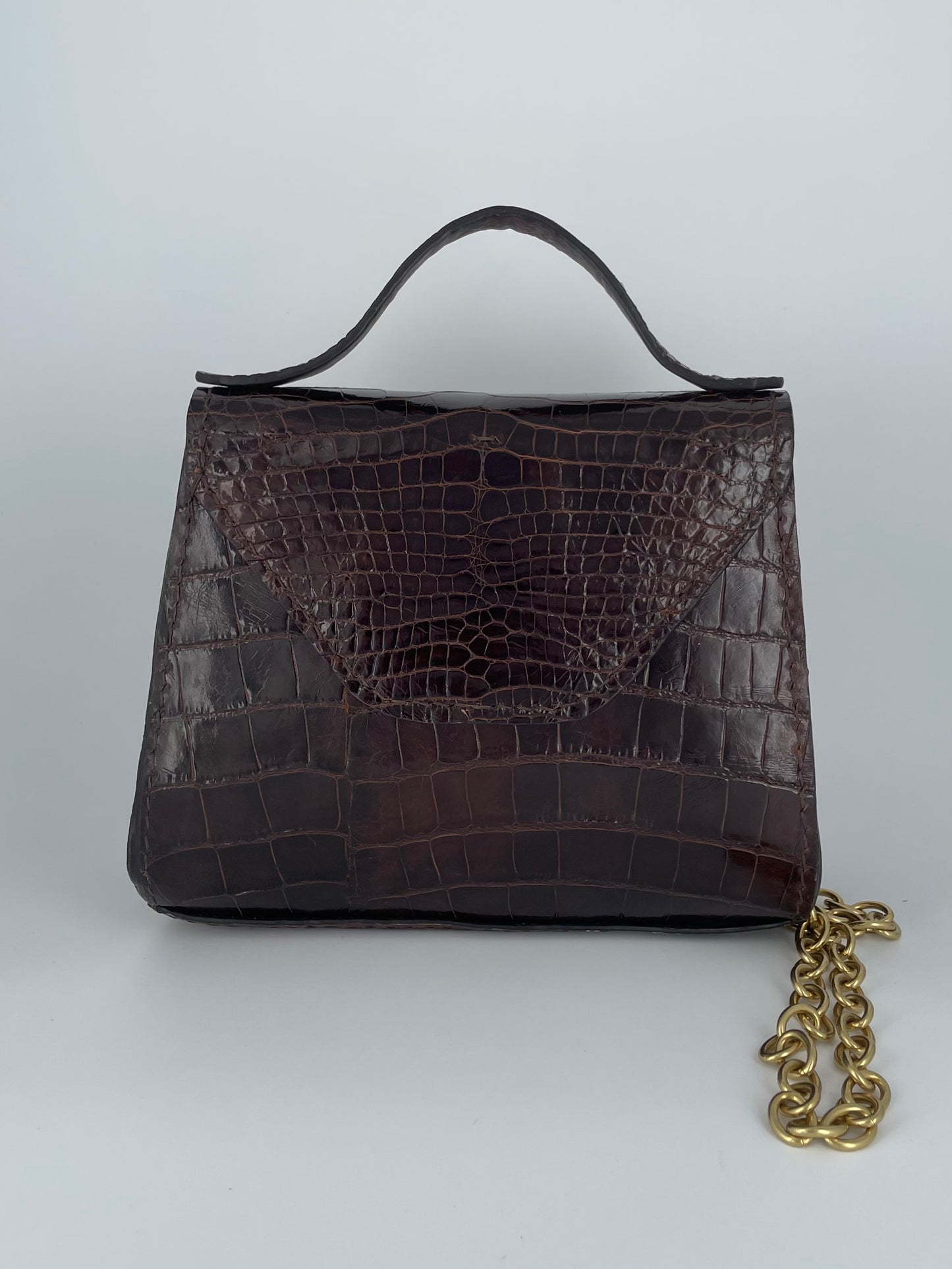 Small Handbag 100% Alligator Exterior