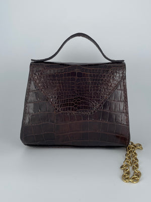 Small Handbag 100% Alligator Exterior