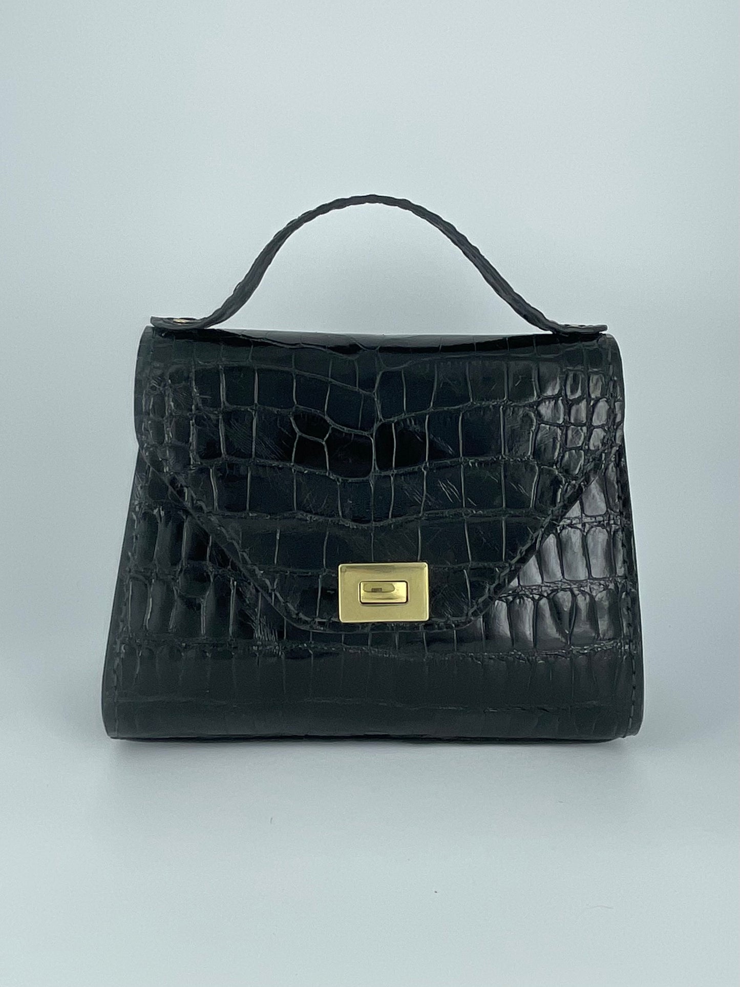 Small Handbag 100% Alligator Exterior