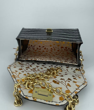Small Handbag 100% Alligator Exterior