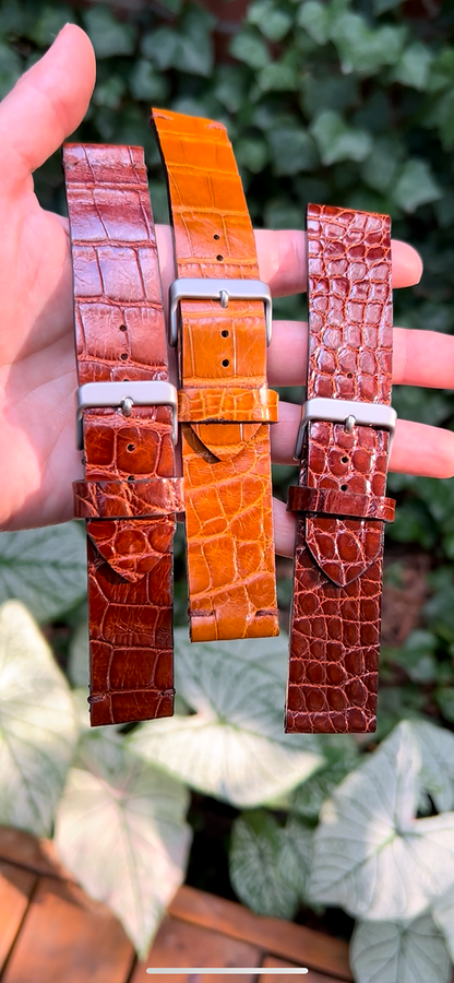 The Bespoke Watch Strap | American Alligator