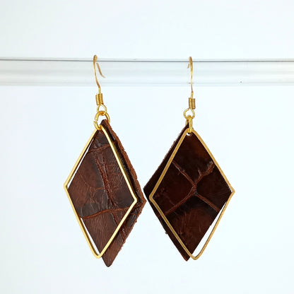 Diamond Hoop | American Alligator