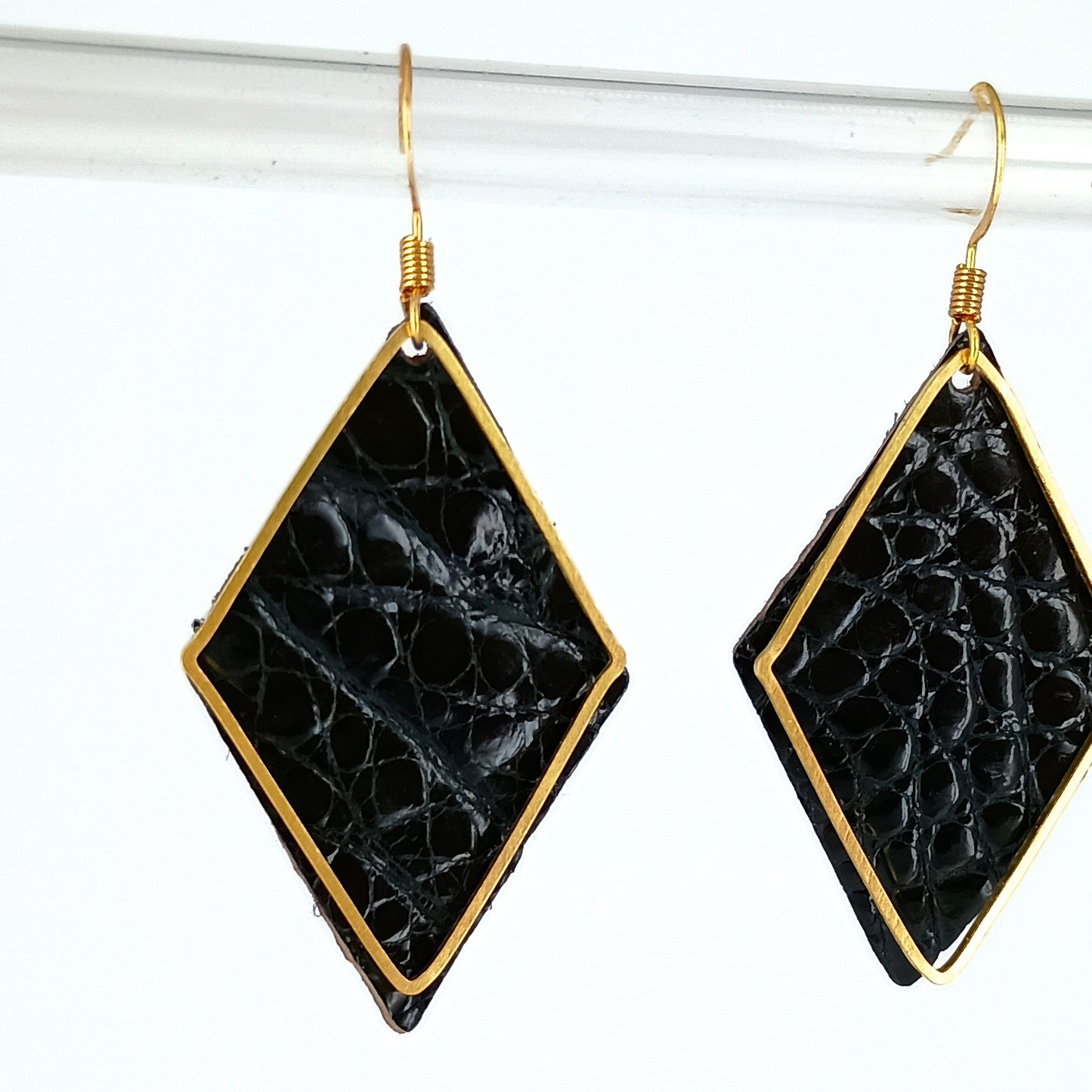 Diamond Hoop | American Alligator