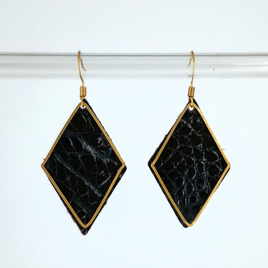 Diamond Hoop | American Alligator