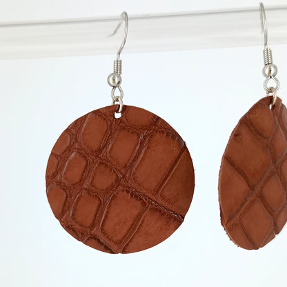 Circle Earring | American Alligator